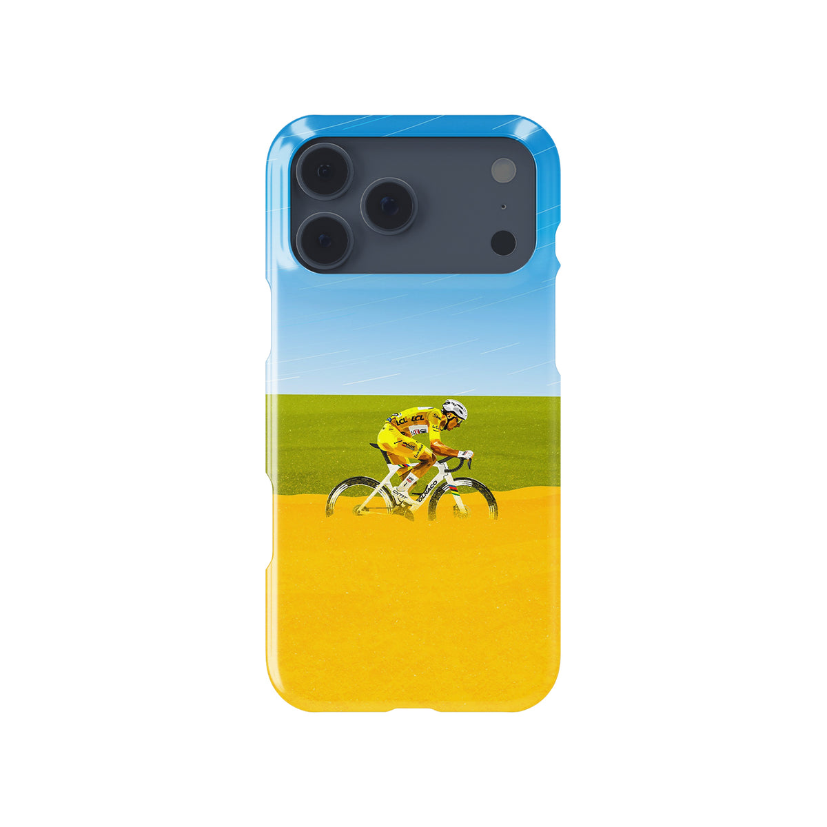 Tadej Pogačar “Solo in Yellow” Phone Case – Tour de France 2025 Edition for iPhone