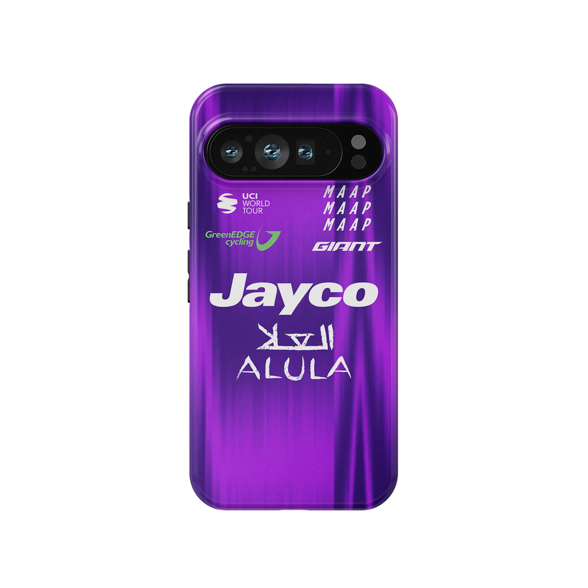 Team Jayco AlUla 2025 Jersey Phone Case – Ride the Purple Velocity (Pixel / OnePlus / Xiaomi / Huawei)