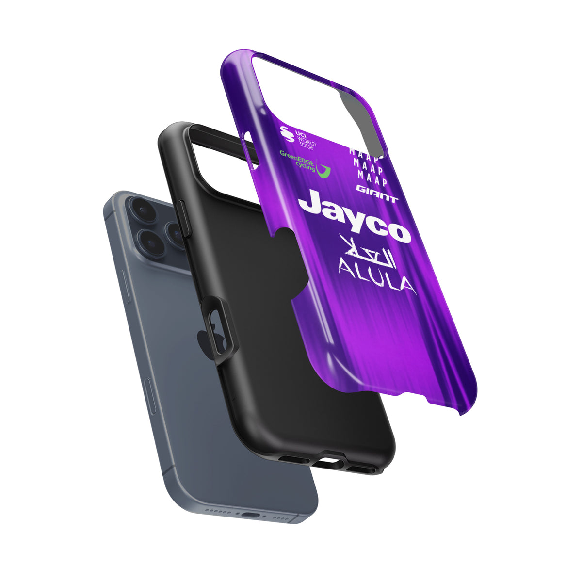 Team Jayco AlUla 2025 Jersey Phone Case – Ride the Purple Velocity (Pixel / OnePlus / Xiaomi / Huawei)