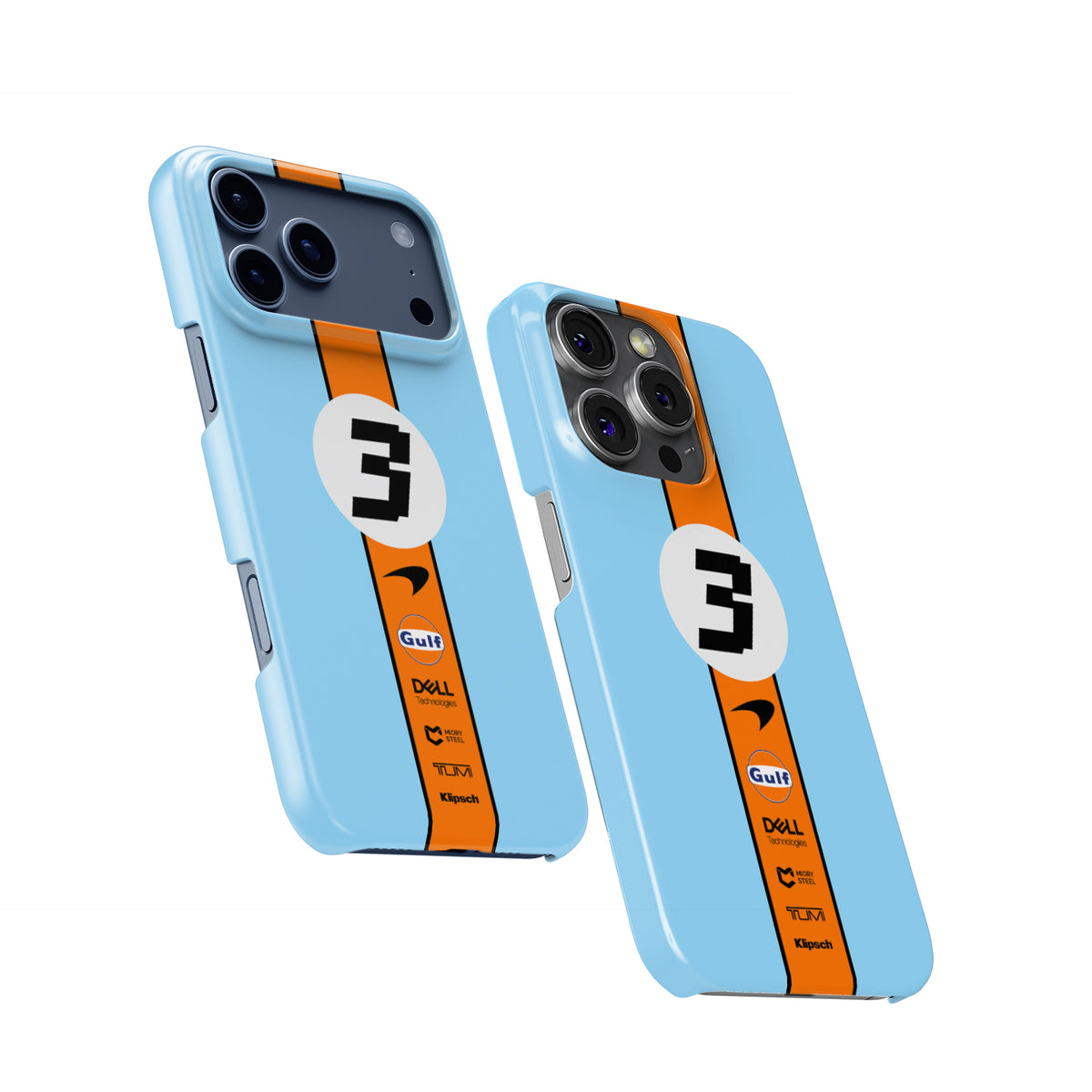 Daniel Ricciardo 2022 - McLaren Gulf Livery Formula 1 racing iPhone case view 2