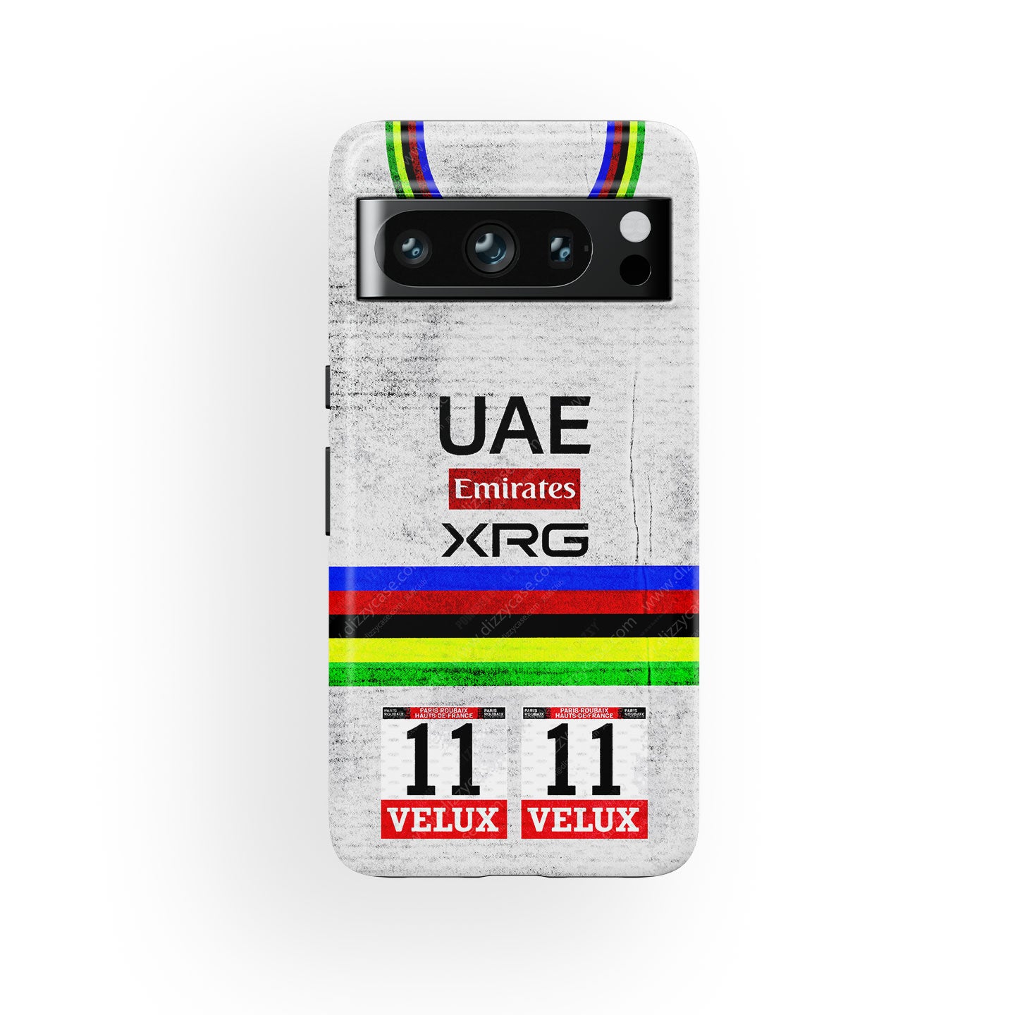 Paris-Roubaix 2026 Tadej Pogačar #11 UAE Team Emirates XRG World Champion Phone Case - DIZZY CASE