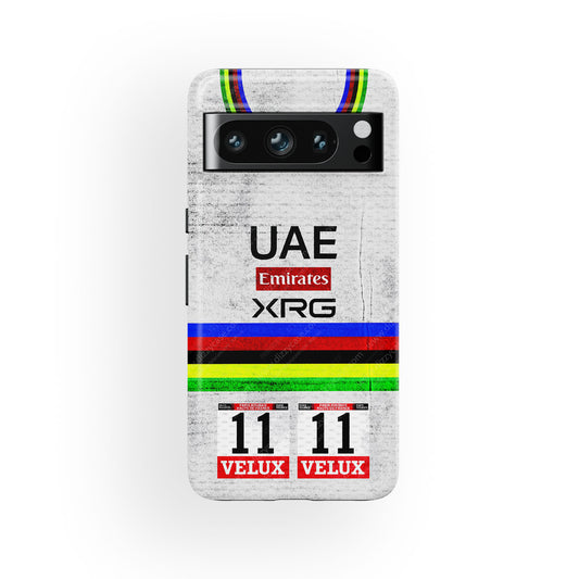 Paris-Roubaix 2026 Tadej Pogačar #11 UAE Team Emirates XRG World Champion Phone Case - DIZZY CASE