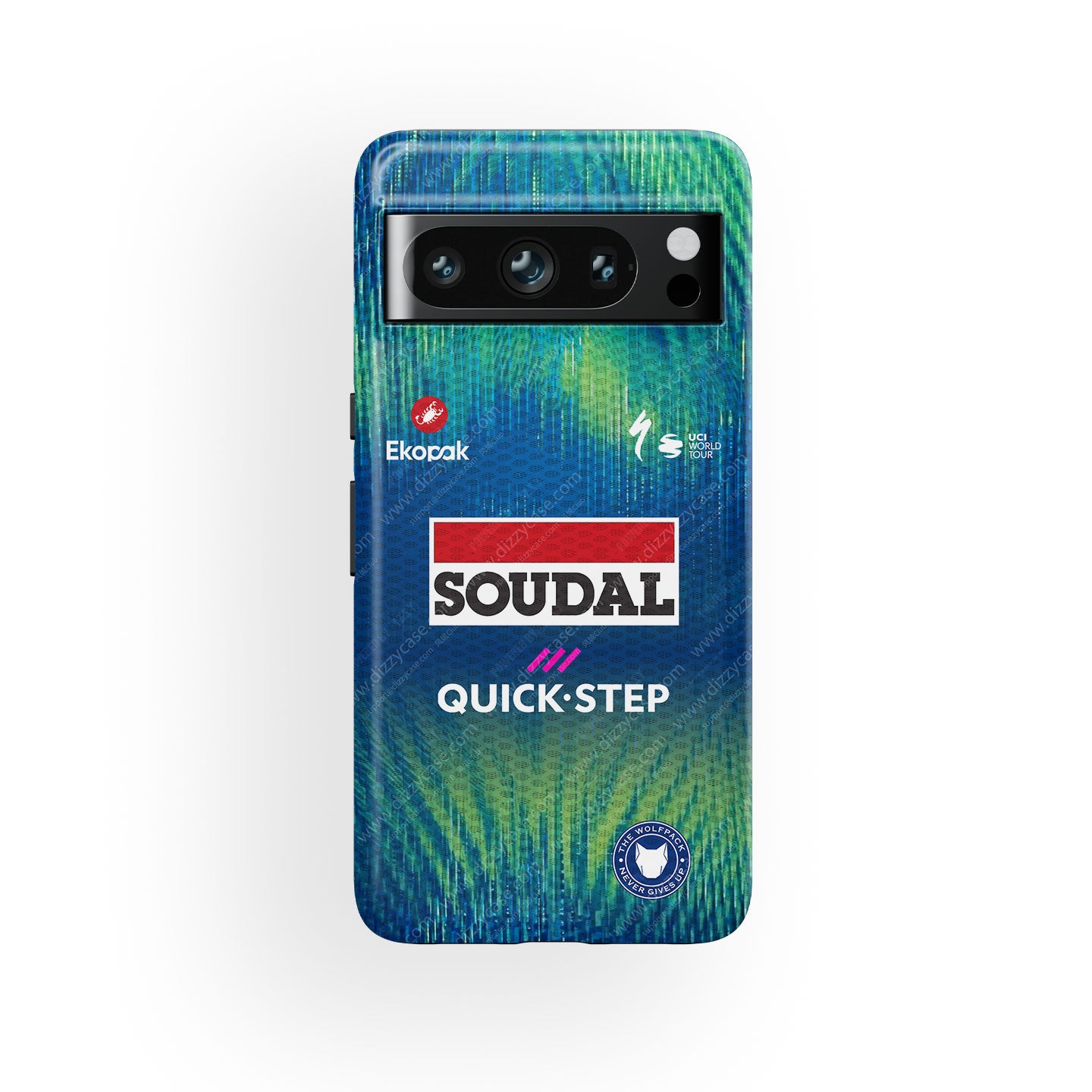 Funda para teléfono Tadej Pogacar 2024 Dual Triumph en jersey amarillo y rosa de DIZZY