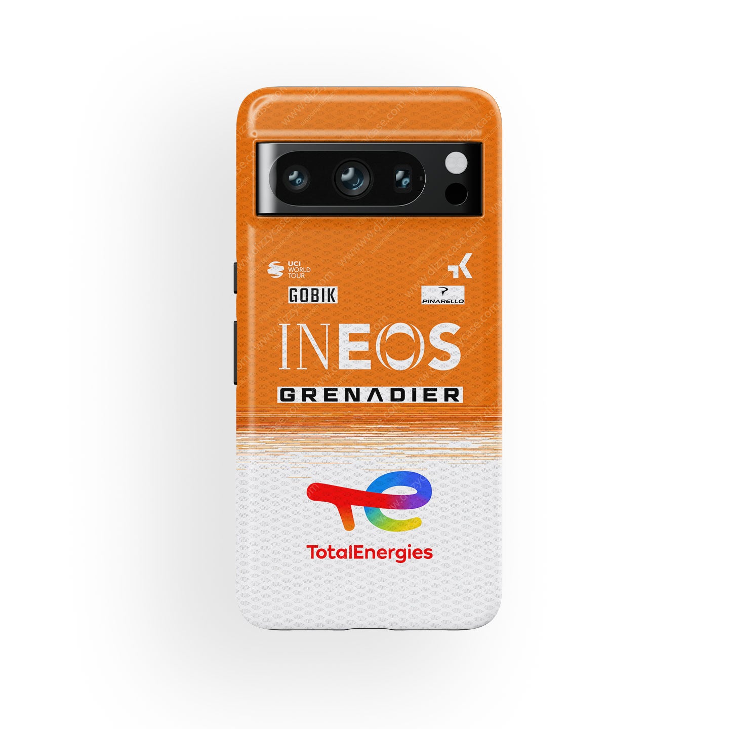 Funda para teléfono Tadej Pogacar 2024 Dual Triumph en jersey amarillo y rosa de DIZZY