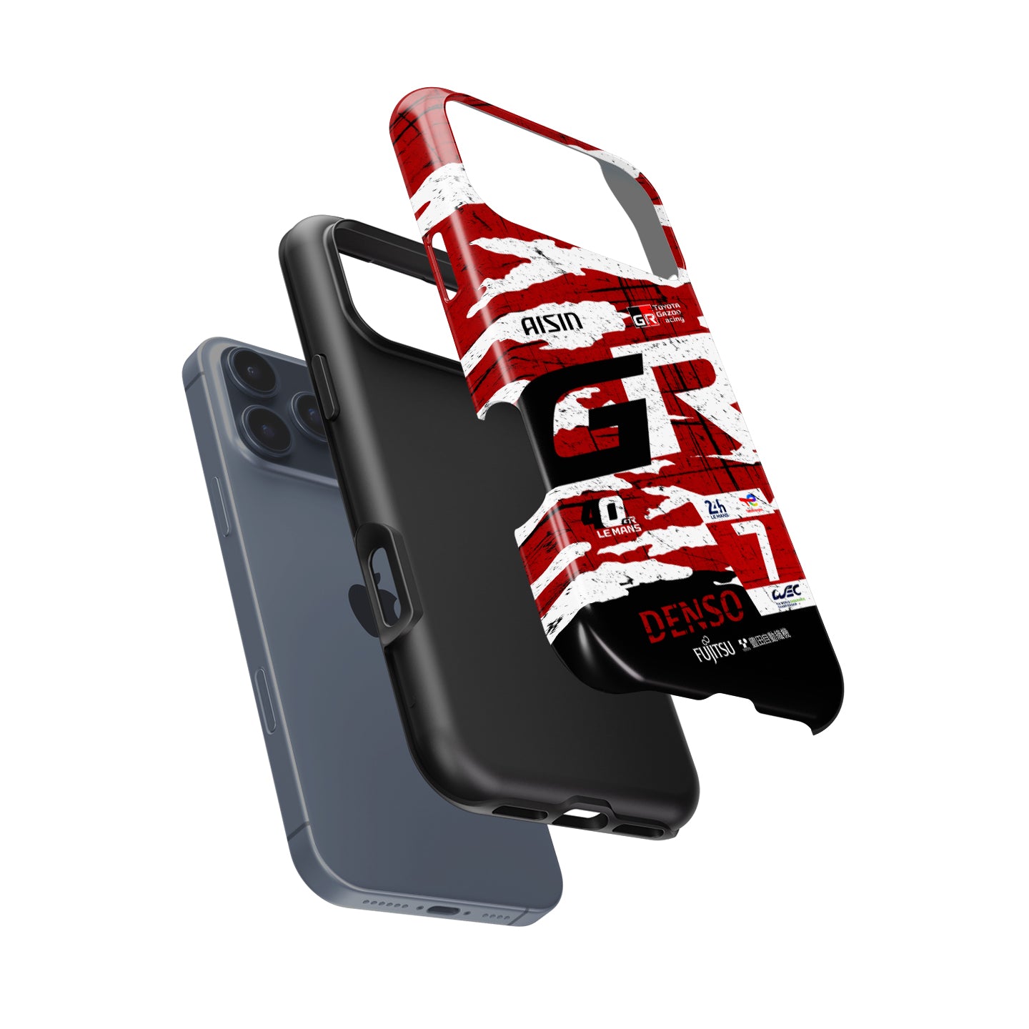 Toyota GR010 Le Mans 2025 Phone Case – Clean Edition 40th Anniversary Design (For iPhone)