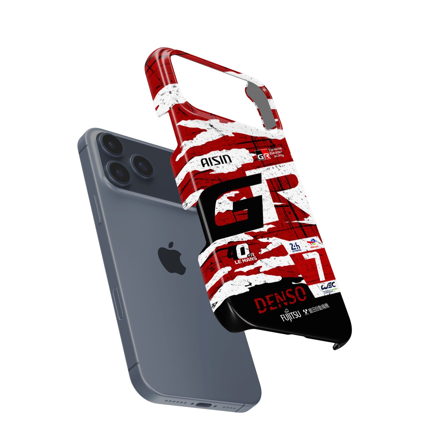 Toyota GR010 Le Mans 2025 Phone Case – Clean Edition 40th Anniversary Design (For iPhone)