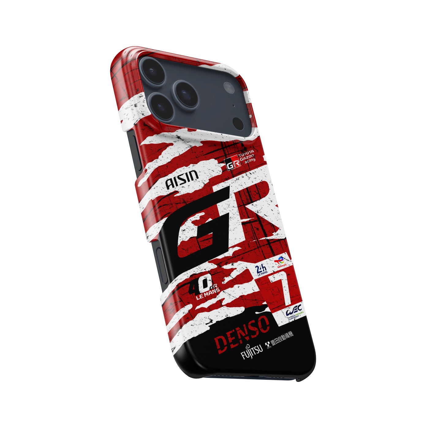 Toyota GR010 Le Mans 2025 Phone Case – Clean Edition 40th Anniversary Design (For iPhone)