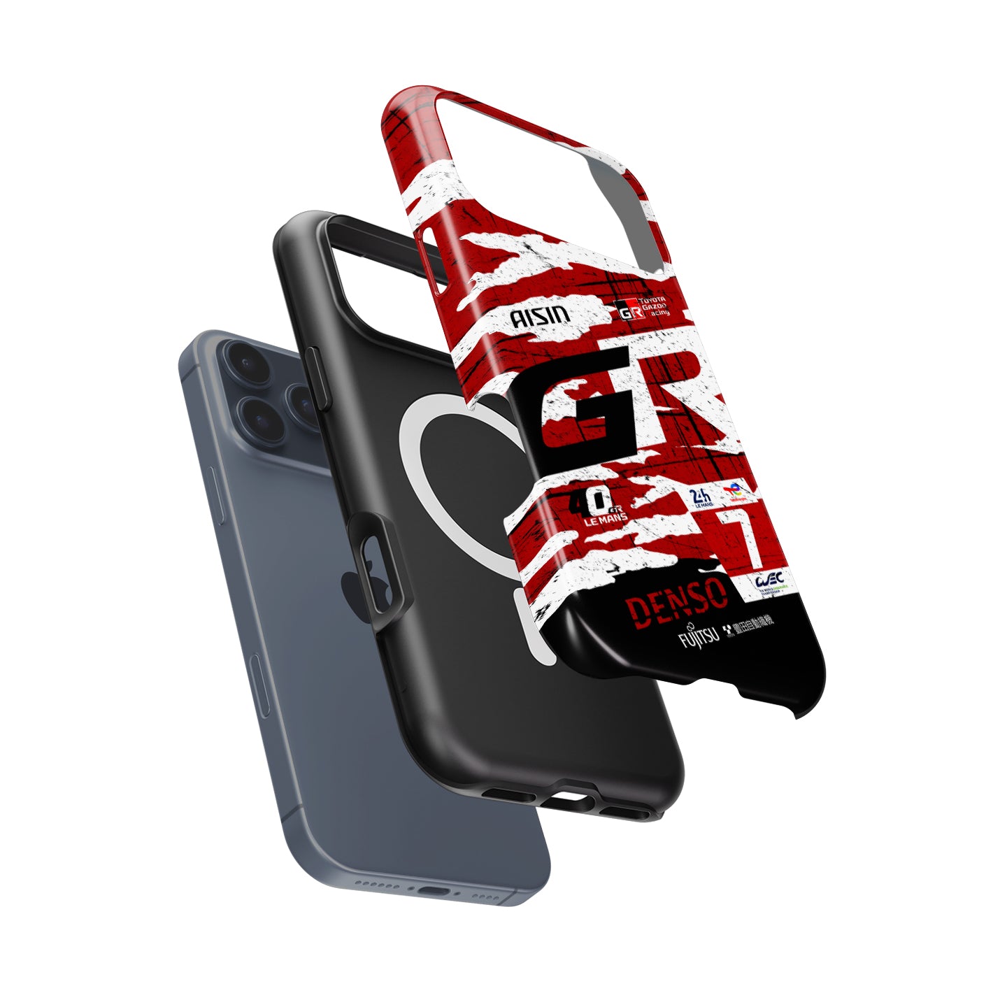 Toyota GR010 Le Mans 2025 Phone Case – Clean Edition 40th Anniversary Design (For iPhone)