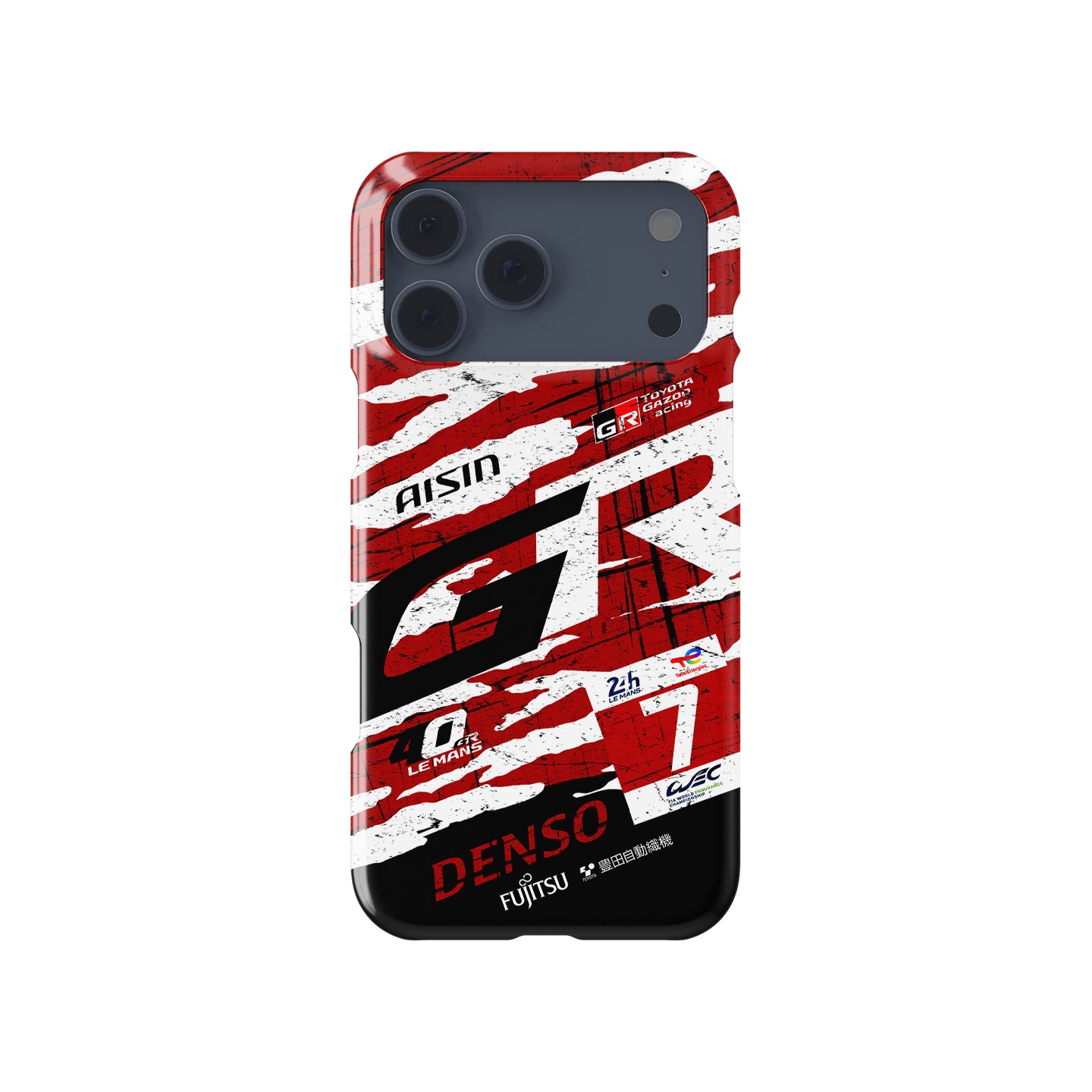 Toyota GR010 Le Mans 2025 Phone Case – Clean Edition 40th Anniversary Design (For iPhone)