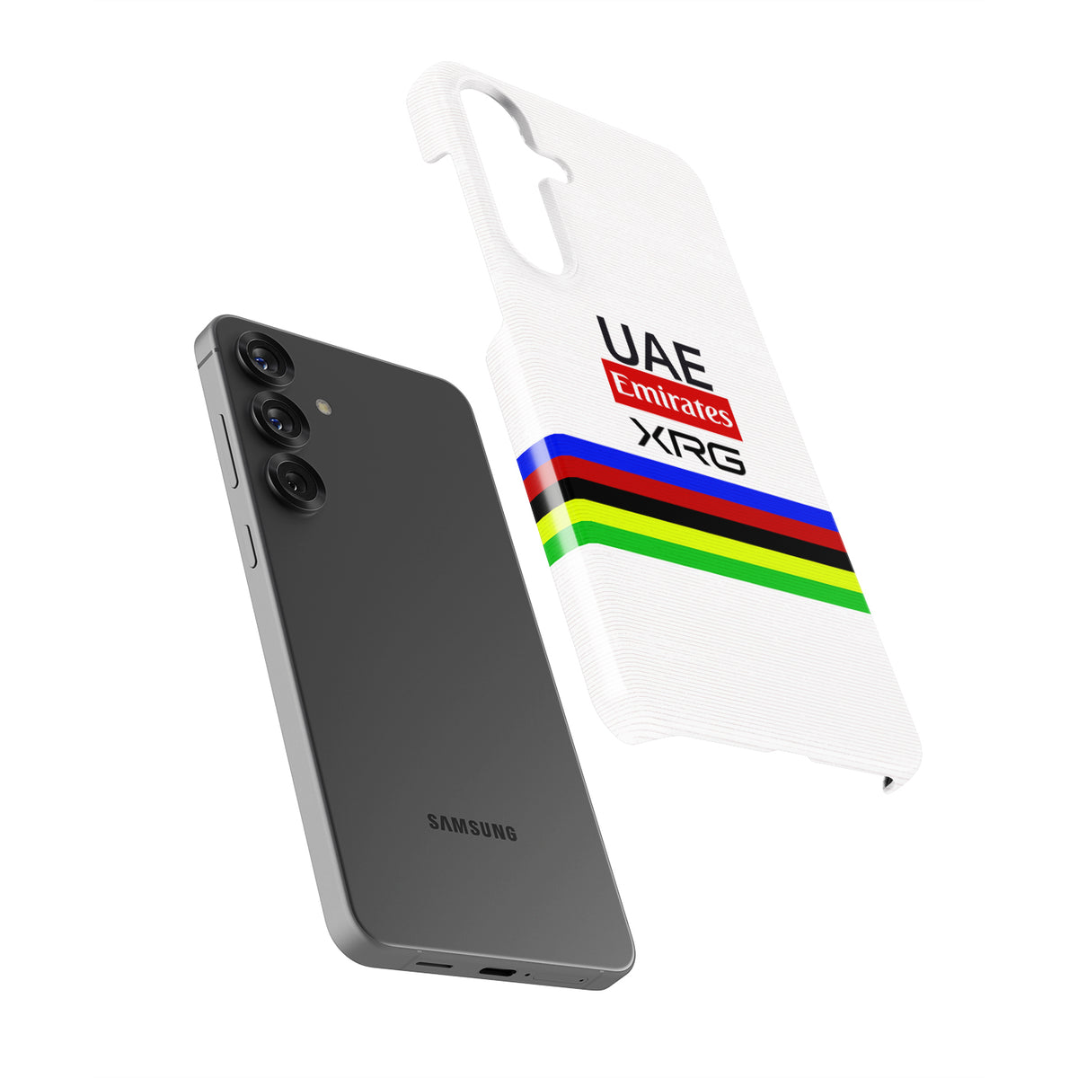 Tadej Pogačar Rainbow Jersey Cycling Phone Case – Samsung Models