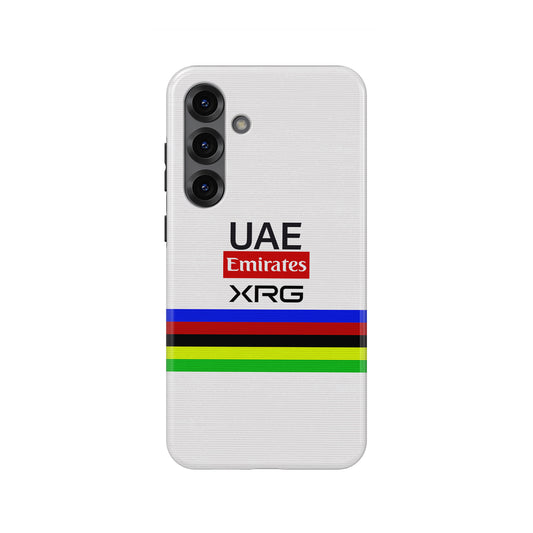 Tadej Pogačar Rainbow Jersey Cycling Phone Case – Samsung Models