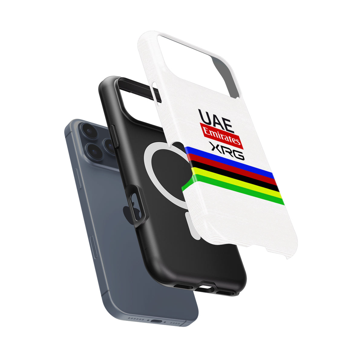 Tadej Pogačar 2024 UCI Road World Championships Rainbow Jersey Designs Phone Case