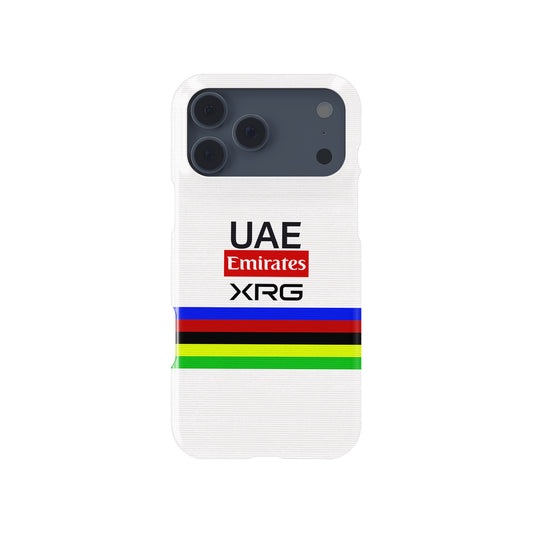 Tadej Pogačar 2024 UCI Road World cycling iPhone case view 1