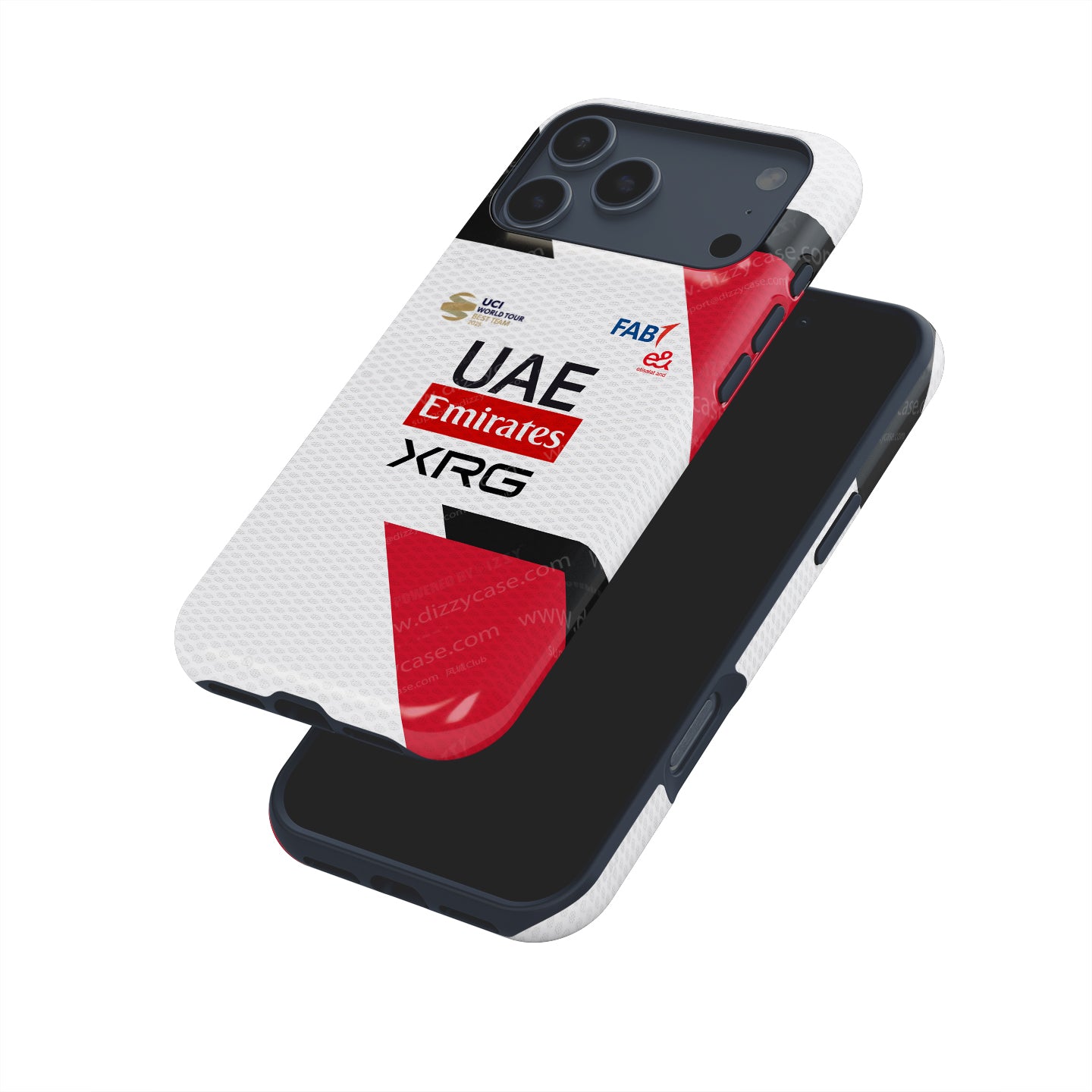 UAE Team Emirates XRG 2026 Team Jersey Phone Case | Fragments of Precision Edition for iPhone