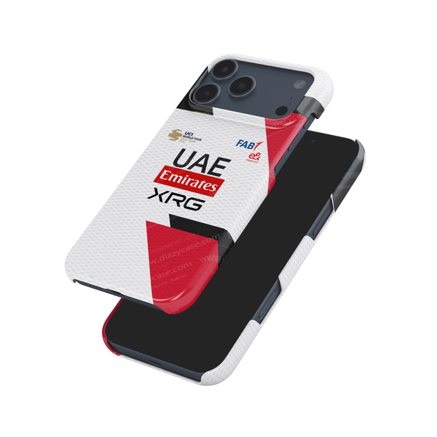 UAE Team Emirates XRG 2026 Team Jersey Phone Case | Fragments of Precision Edition for iPhone