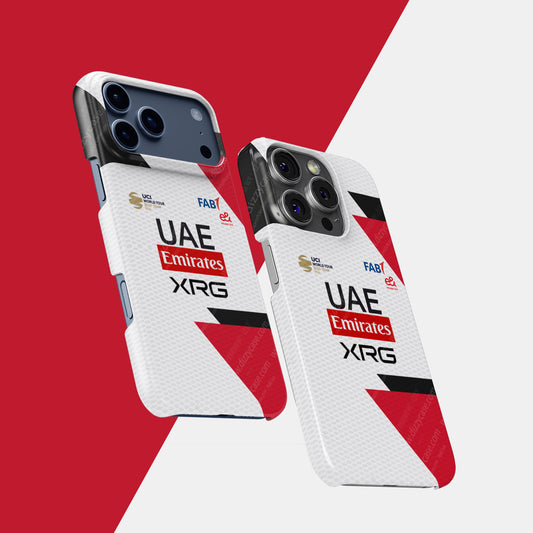 UAE Team Emirates XRG 2026 Team Jersey Phone Case | Fragments of Precision Edition for iPhone
