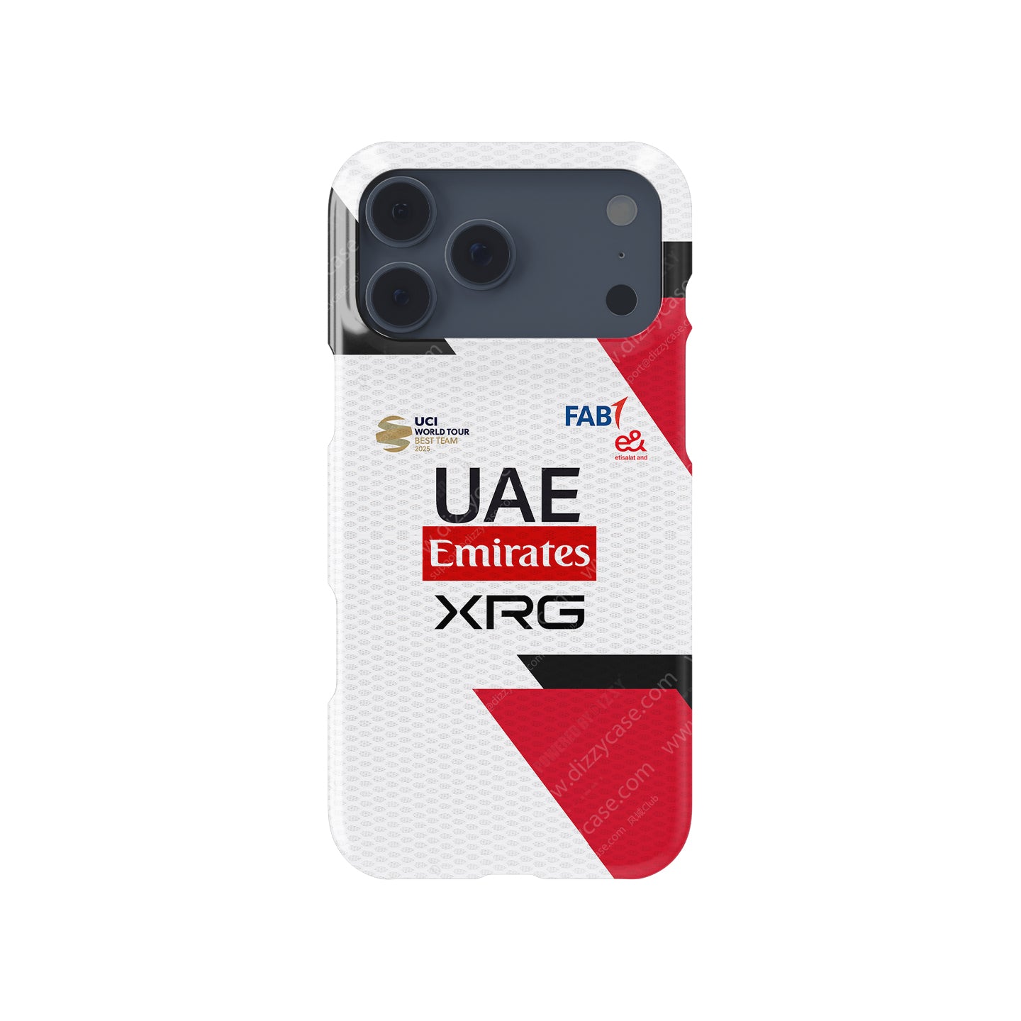 UAE Team Emirates XRG 2026 Team Jersey Phone Case | Fragments of Precision Edition for iPhone