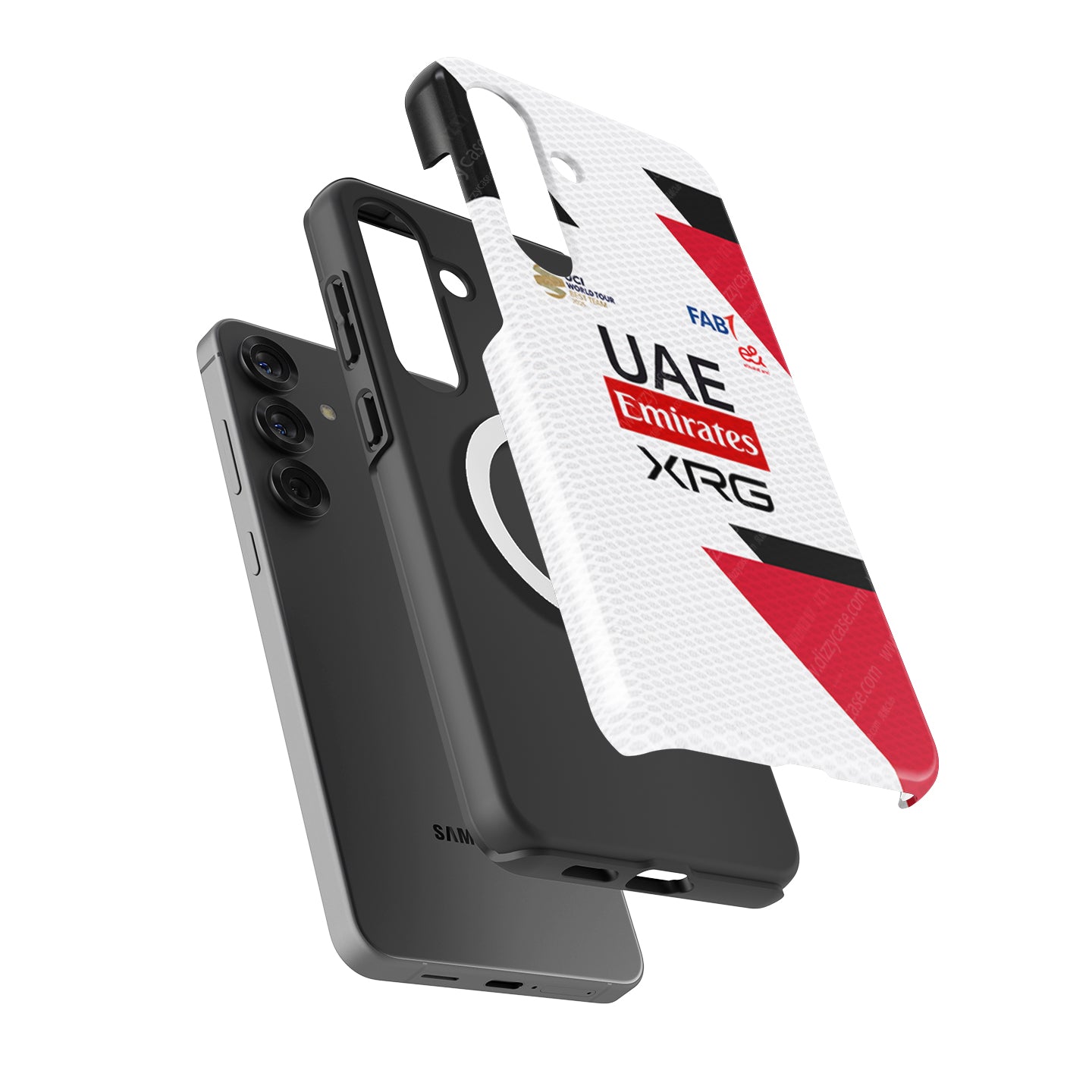 UAE Team Emirates XRG 2026 Team Jersey Phone Case | Fragments of Precision Edition for Samsung Galaxy