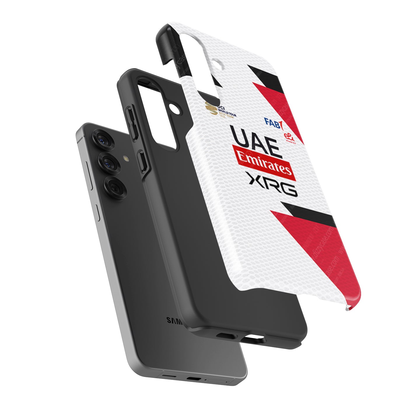 UAE Team Emirates XRG 2026 Team Jersey Phone Case | Fragments of Precision Edition for Samsung Galaxy