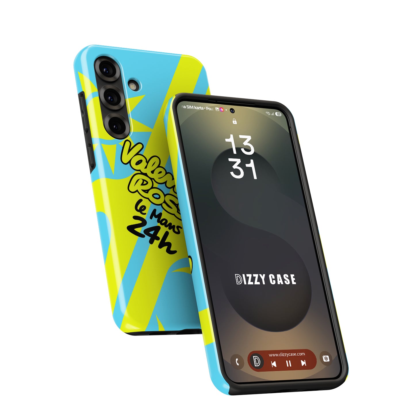 Valentino Rossi 2024 Le Mans 24H Helmet Phone Case – BMW M4 GT3 Tribute for Samsung
