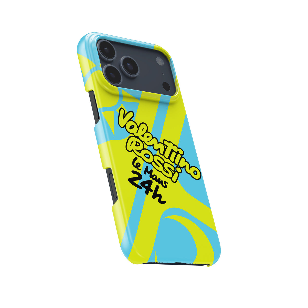 Valentino Rossi 2024 Le Mans 24H Helmet Phone Case – BMW M4 GT3 Tribute for iPhone