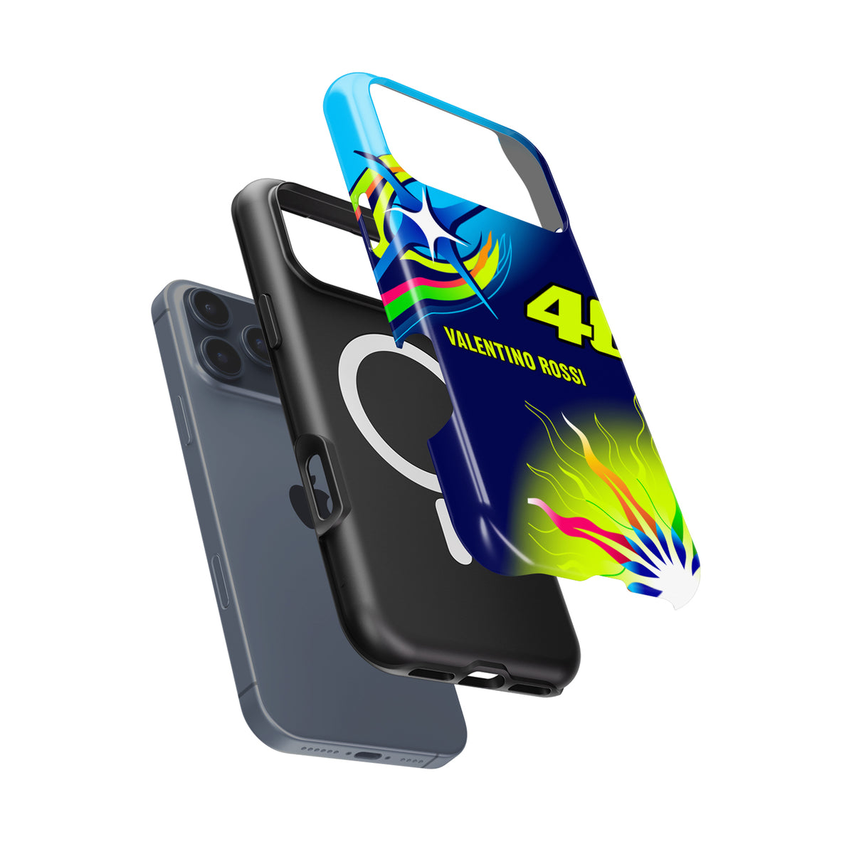 Valentino Rossi 2025 WEC Helmet Phone Case – Le Mans 24H BMW M Motorsport for Google & More