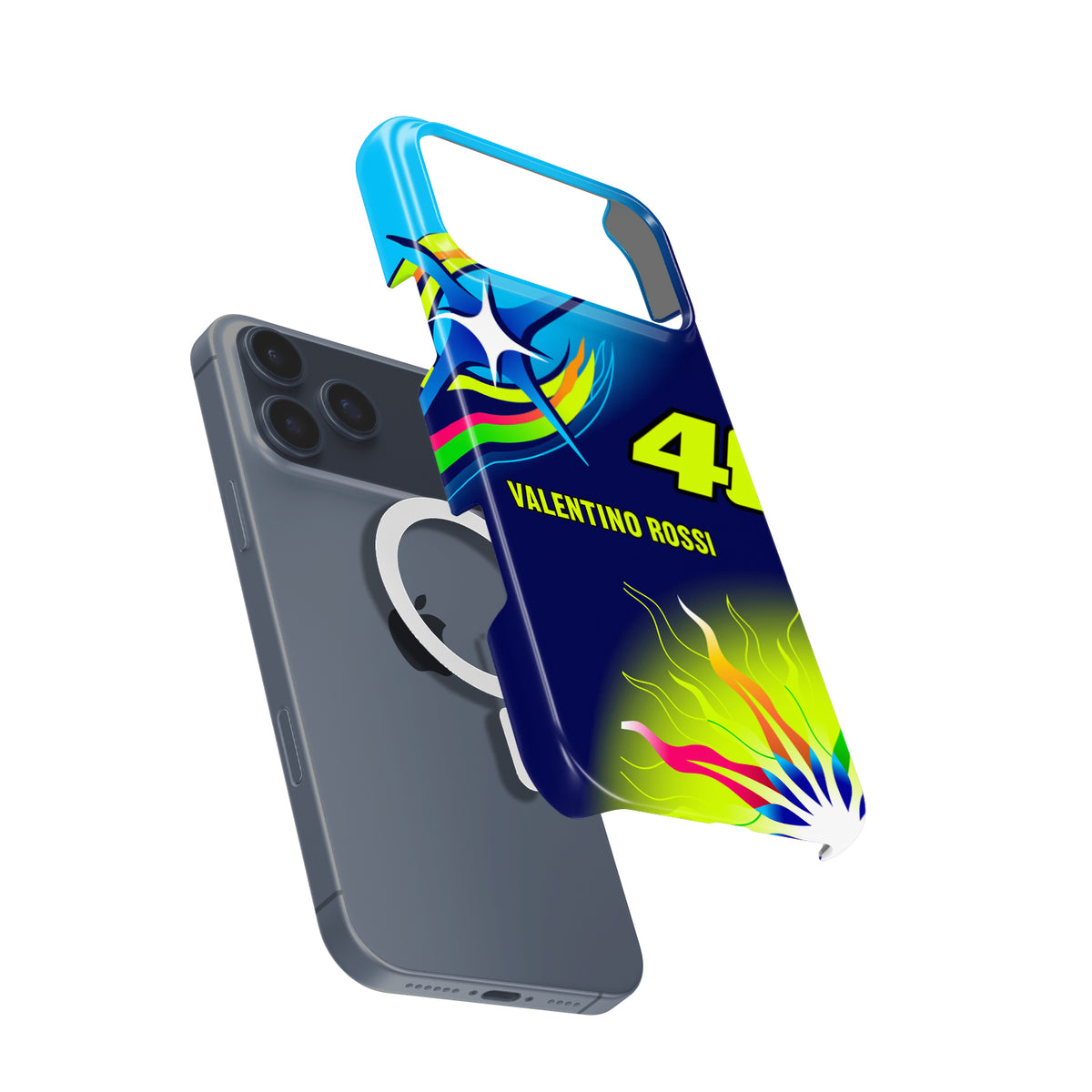 Valentino Rossi 2025 WEC Helmet Phone Case – Le Mans 24H BMW M Motorsport for iPhone