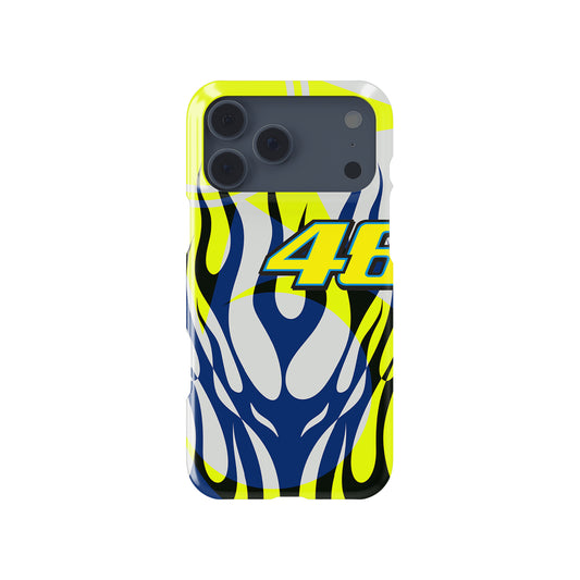 Valentino Rossi Pista GP RR Soleluna 2023 Helmet Livery MotoGP motorcycle iPhone case view 1