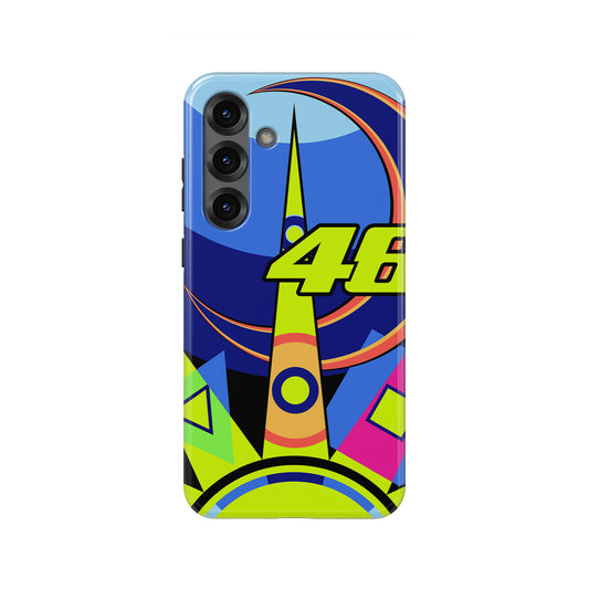 Valentino Rossi Sun And Moon 2016 Helmet Livery Phone Case - Samsung Models