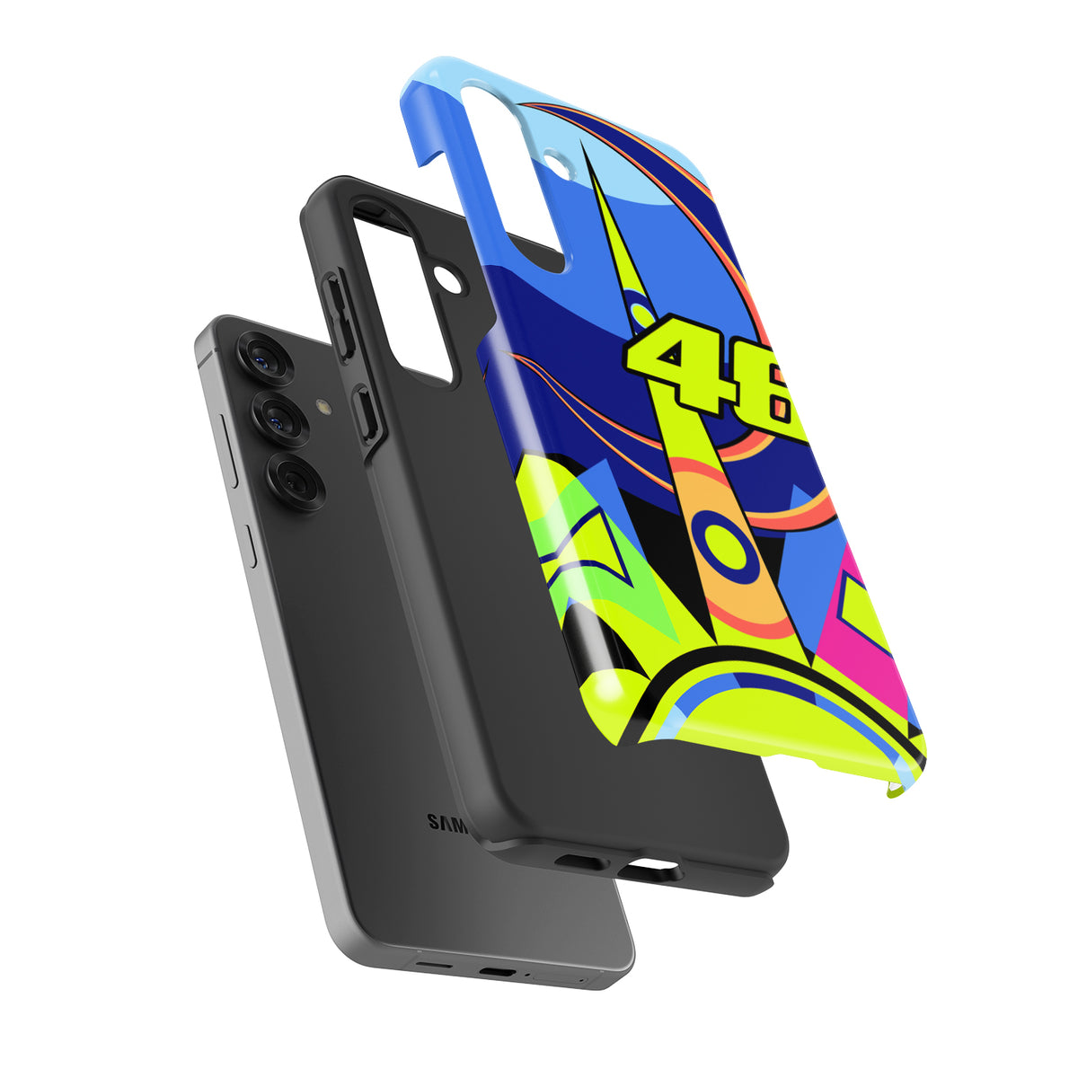 Valentino Rossi Sun And Moon 2016 Helmet Livery Phone Case - Samsung Models