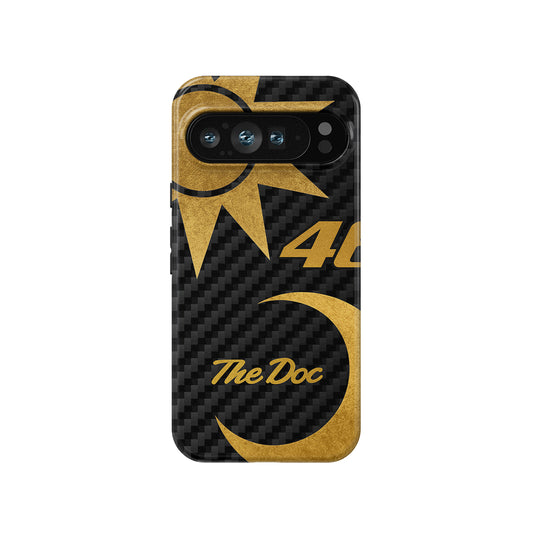 Valentino Rossi 46 Anniversario Gold Carbon Phone Case – The Doctor Edition for Google & More