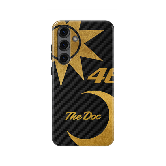 Valentino Rossi Anniversario Gold Carbon Phone Case – The Doctor Edition for Samsung