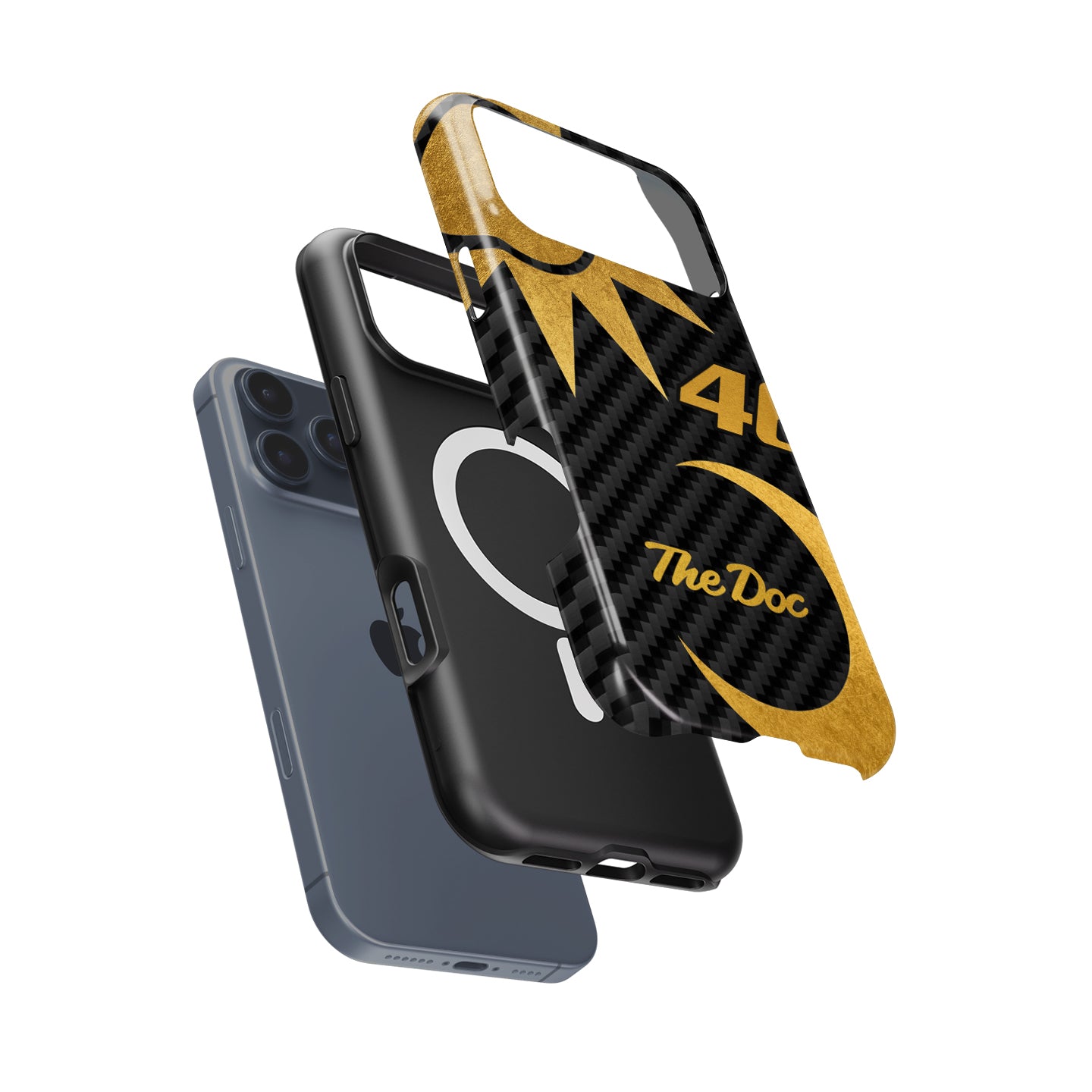 Valentino Rossi 46 Anniversario Gold Carbon Phone Case – The Doctor Edition for Google & More