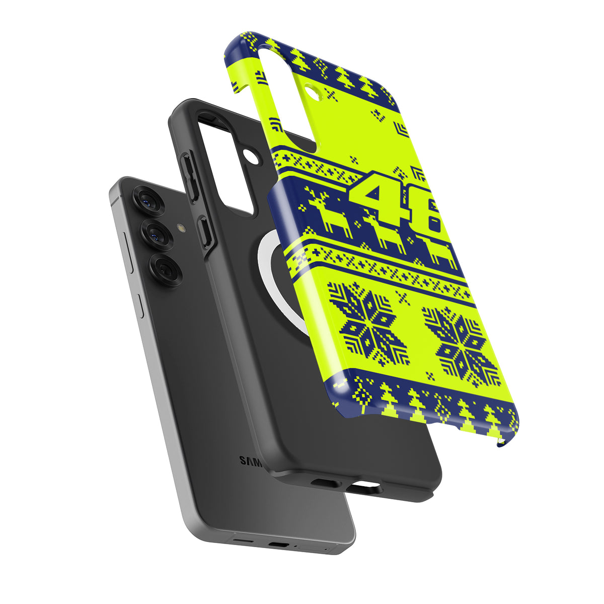 Valentino Rossi Winter Test 2015 "Woolly Hat" Helmet Livery Phone Case – Samsung Models