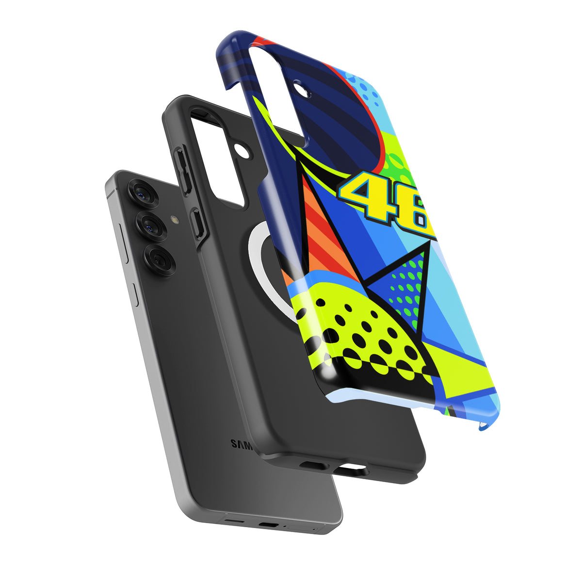 Celebrate Valentino Rossi with the Winter Test 2020 Helmet Phone Case