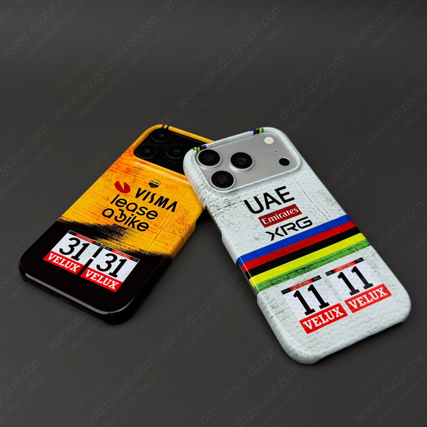 Paris-Roubaix 2026 Tadej Pogačar #11 UAE Team Emirates XRG World Champion Phone Case - DIZZY CASE