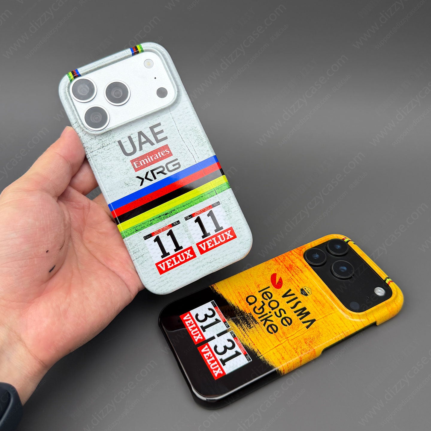 Paris-Roubaix 2026 Tadej Pogačar #11 UAE Team Emirates XRG World Champion Phone Case - DIZZY CASE