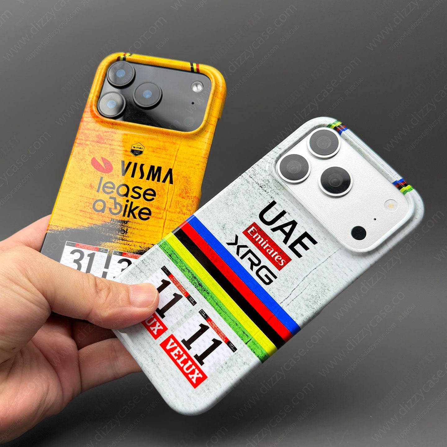 Paris-Roubaix 2026 Tadej Pogačar #11 UAE Team Emirates XRG World Champion Phone Case - DIZZY CASE