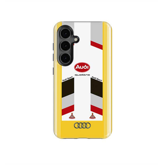 1985 Audi Sport Quattro S1 E2 Livery Phone Case - Rally Legend