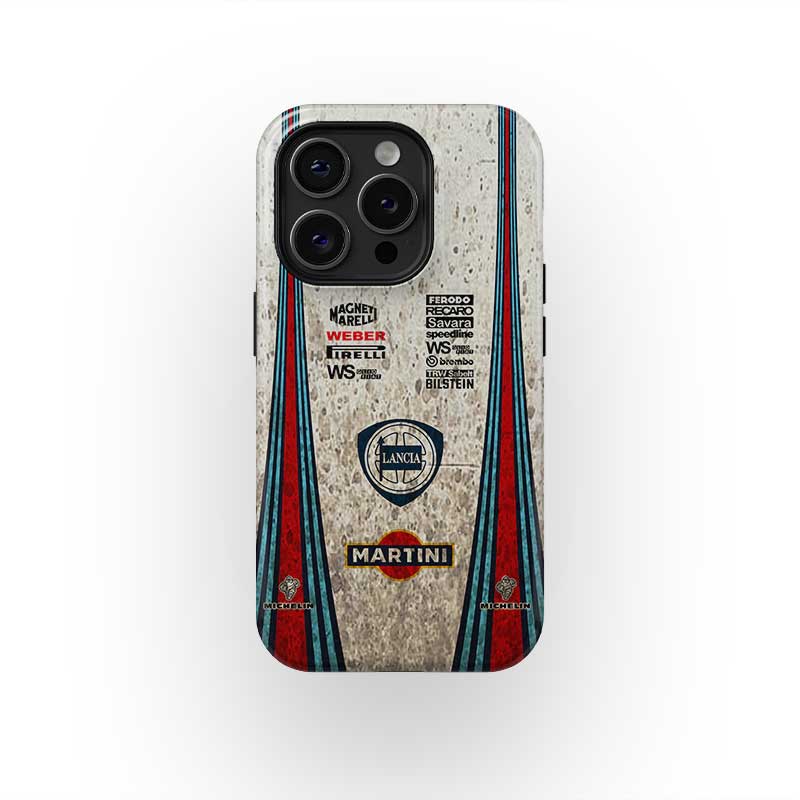 Lancia Delta HF Integrale Martini Livery Phone Case – Rally-Inspired Protection