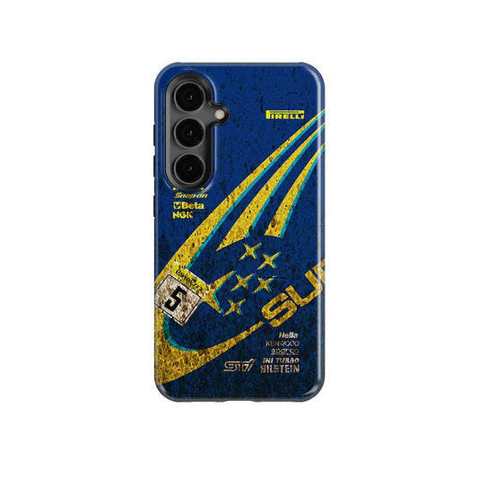 2001 SUBARU Impreza S7 WRC WRX STI WRC livrée boue de rallye par SAMSUNG Coque de téléphone