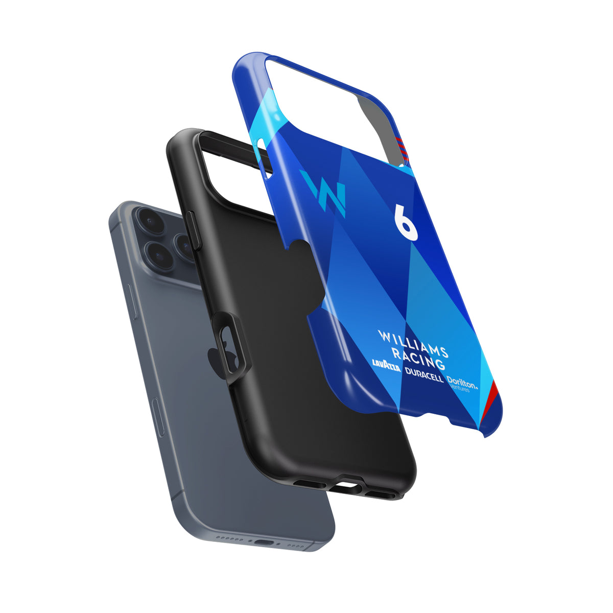 Williams FW44 Latifi Livery – 2022 Racing Tribute Formula 1 racing iPhone case view 6