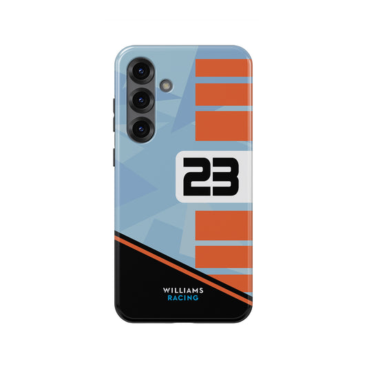 Williams Gulf Livery Alex Albon - Samsung Phone Case