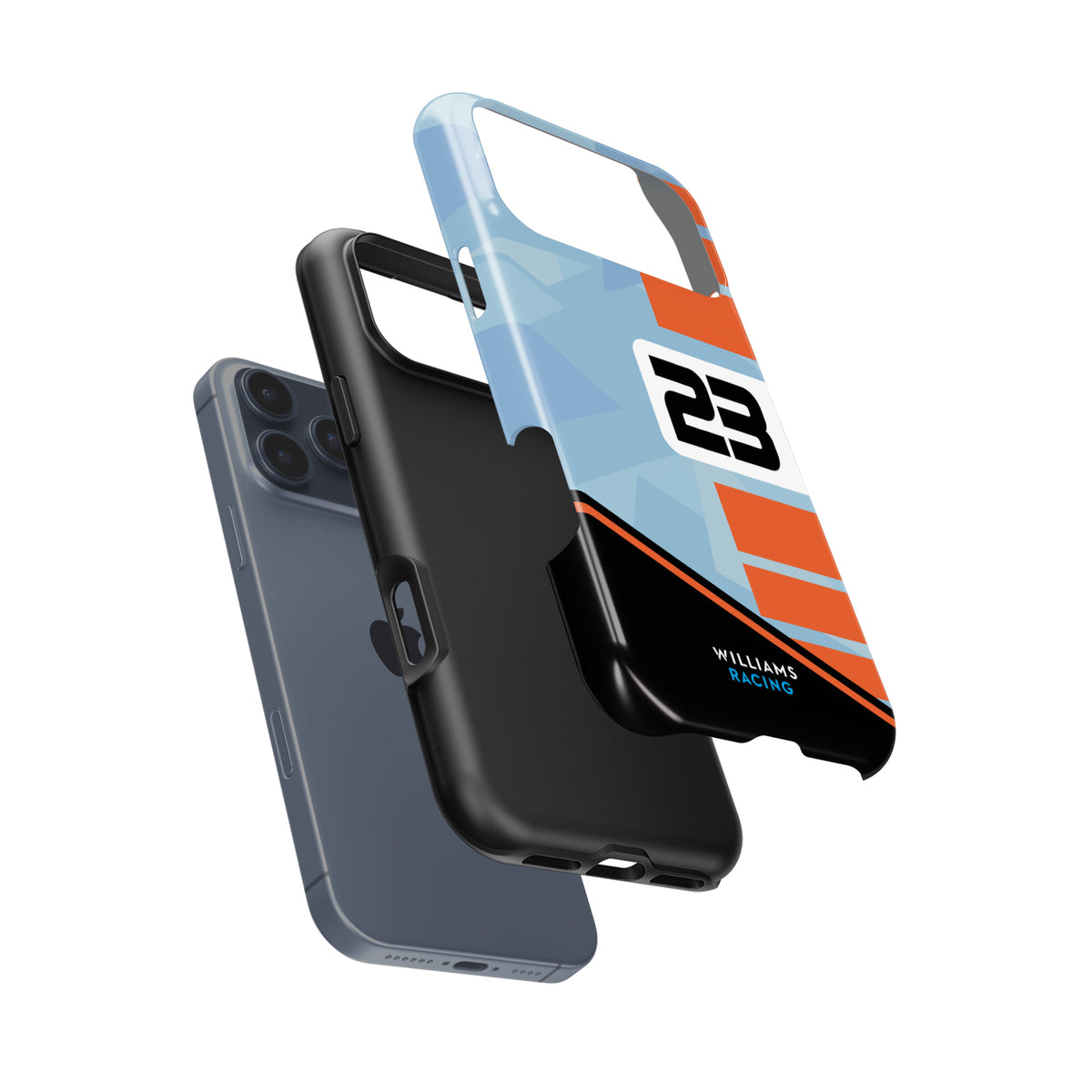 Williams Gulf Livery Alex Albon : Bold Racing Style Formula 1 racing iPhone case view 6