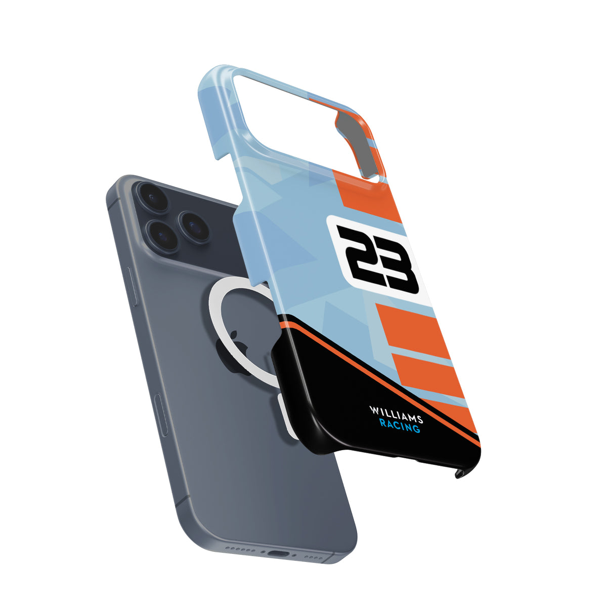 Williams Gulf Livery Alex Albon : Bold Racing Style Formula 1 racing iPhone case view 4