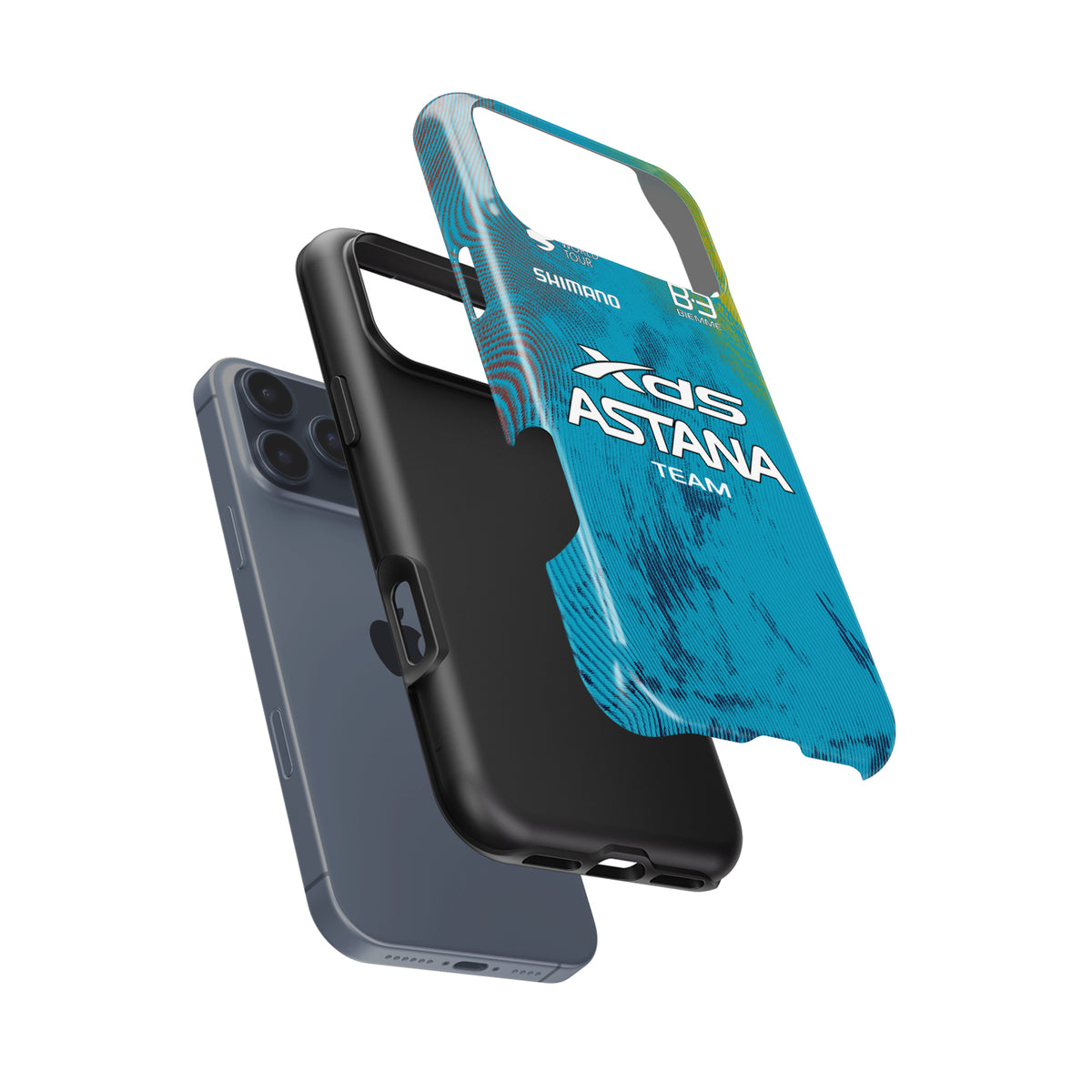 XDS Astana Team 2025 Cycling Jersey Phone Case – Bold Blue Design for Android Devices
