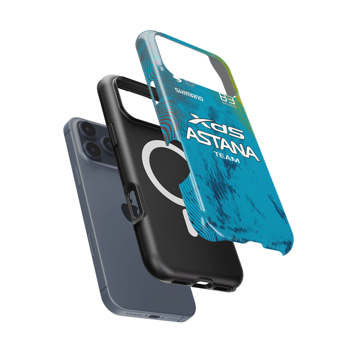 XDS Astana Team 2025 Cycling Jersey Phone Case – Bold Blue Design for Android Devices