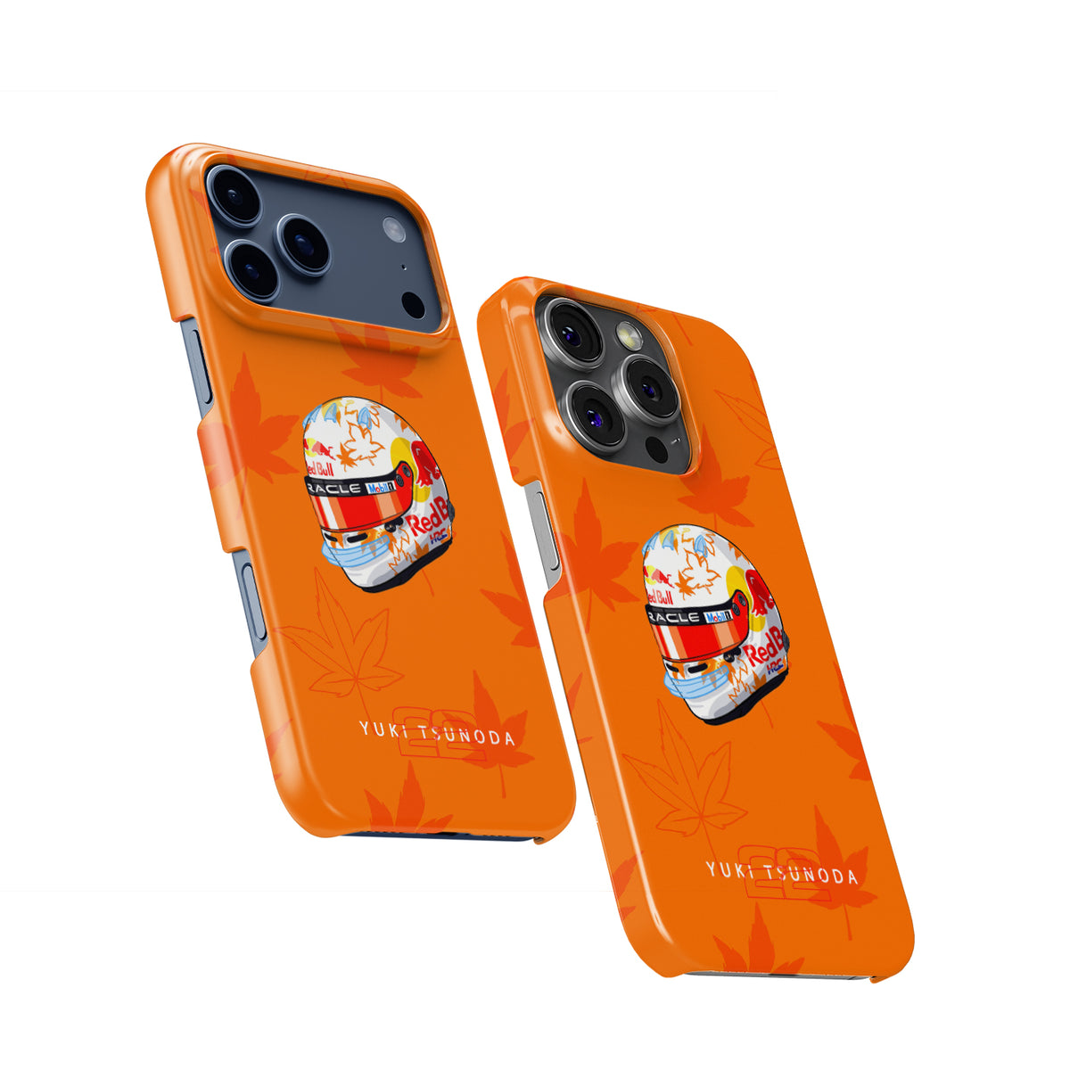 Yuki Tsunoda 2025 Helmet Phone Case – F1 Racing Livery (For iPhone)