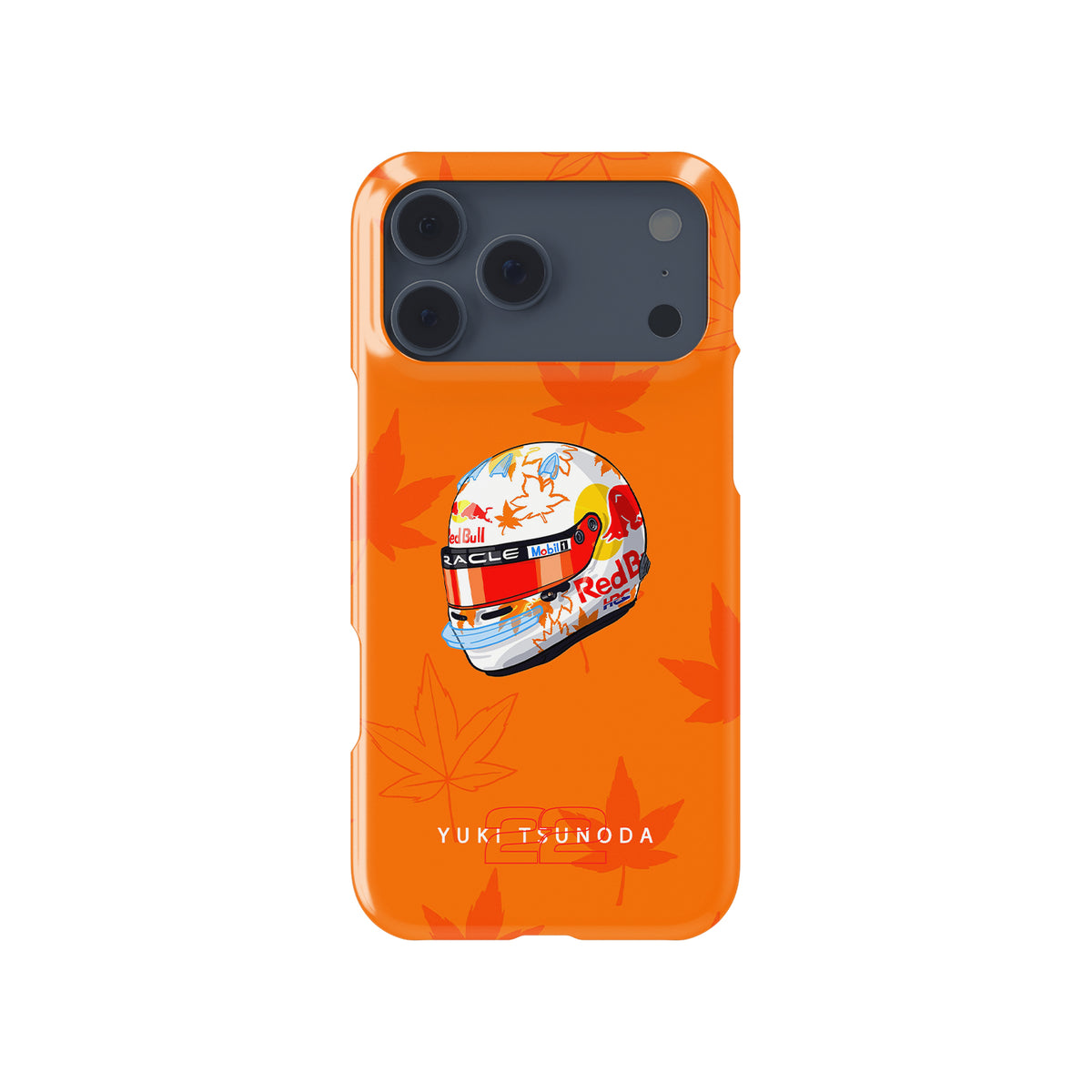 Yuki Tsunoda 2025 Helmet Phone Case – F1 Racing Livery (For iPhone)