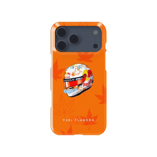 Yuki Tsunoda 2025 Helmet – F1 Racing Livery Formula 1 racing iPhone case view 1